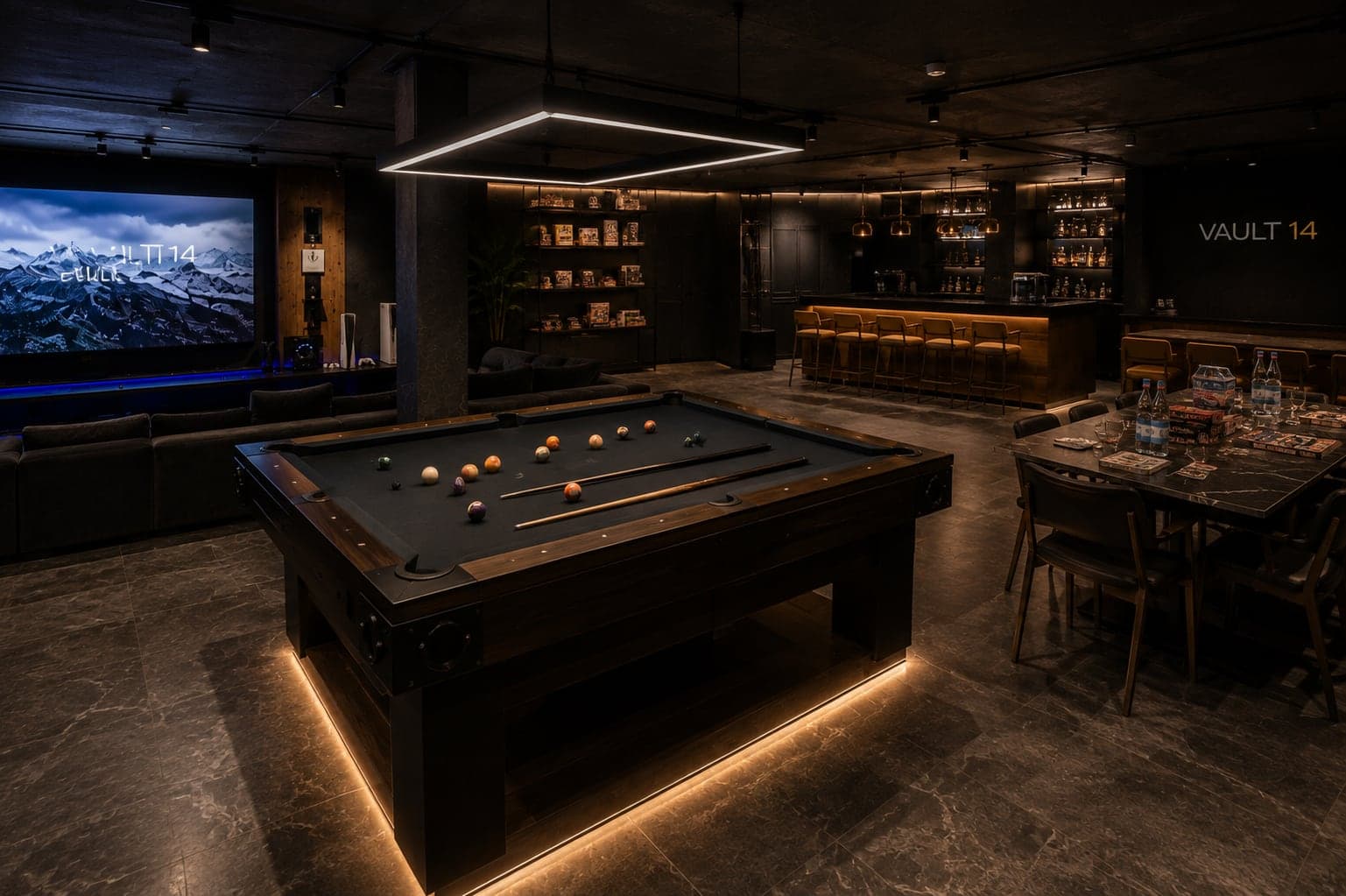 PRIVATE BILLIARDS